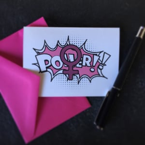 Image of GIRL POWER! Greeting card