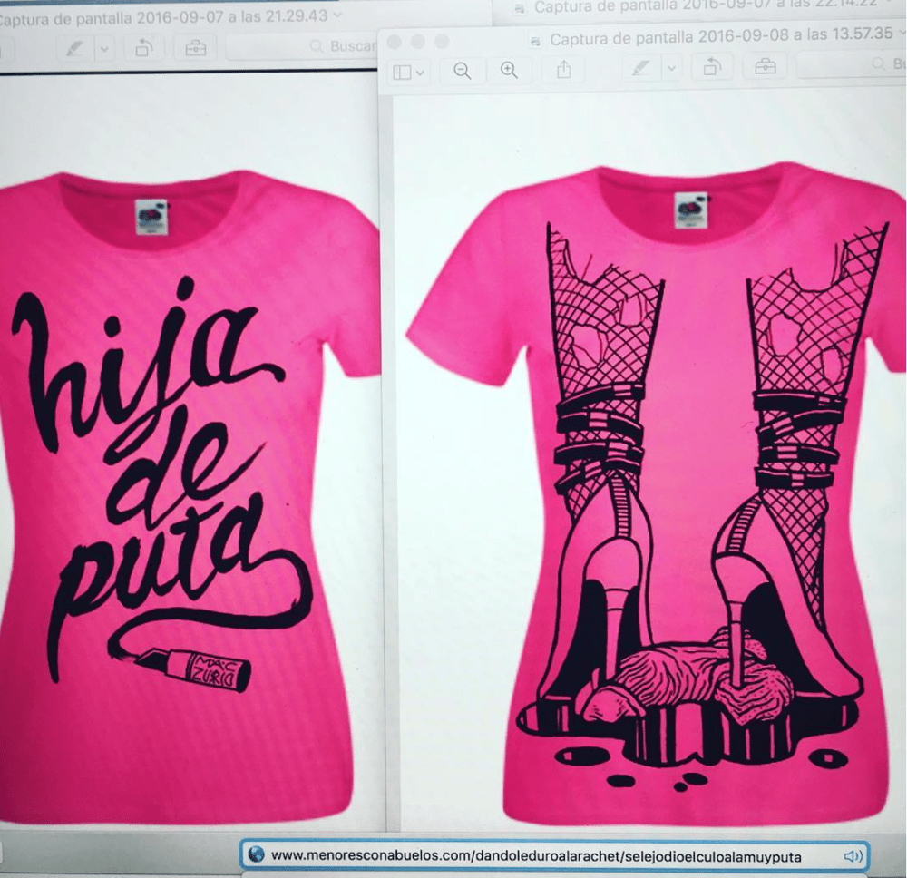 Image of HIJA DE PUTA CON TACONES