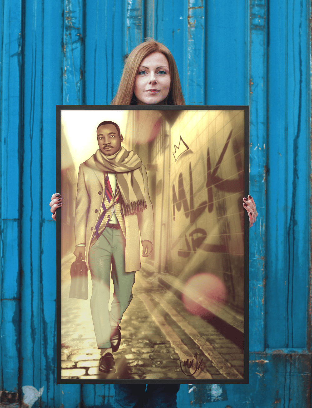 Image of Premium Luster Photo Paper MLK Framed Poster