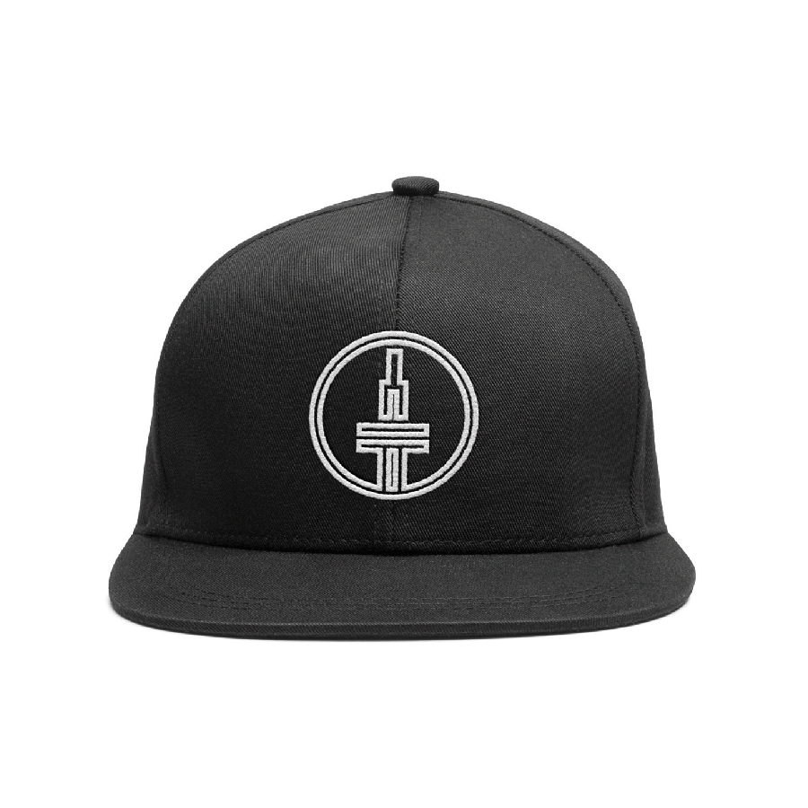 Image of 6ix Republic "The Original" Logo Black Snap Back Hat