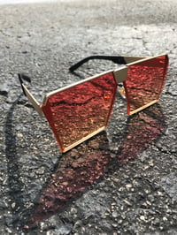 Image 2 of Orange tint square frames