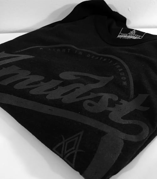 Image of Amidst Scythe Baseball Tee : Black