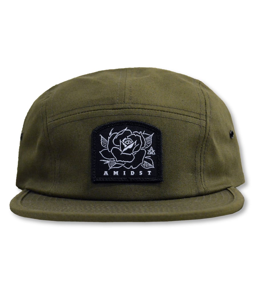 Image of Five-Panel Hat : Olive