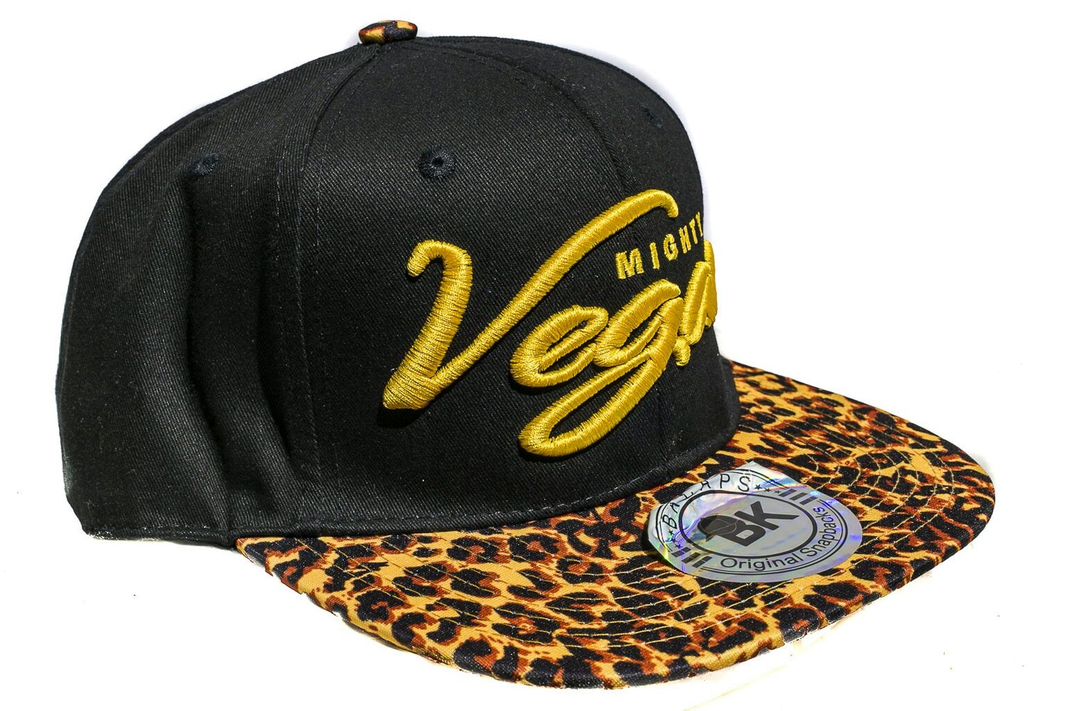 Image of MVA SNAPBACK Cheetah with GOLD 3D EMBROIDERY CURSIVE