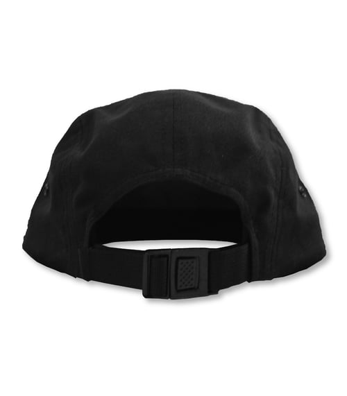 Image of Five-Panel Hat: Black