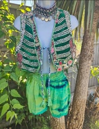 Image 5 of Afghani Bohemian Choker - Red or green