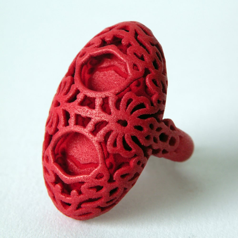 Image of 3D printed ring OVAL.1 