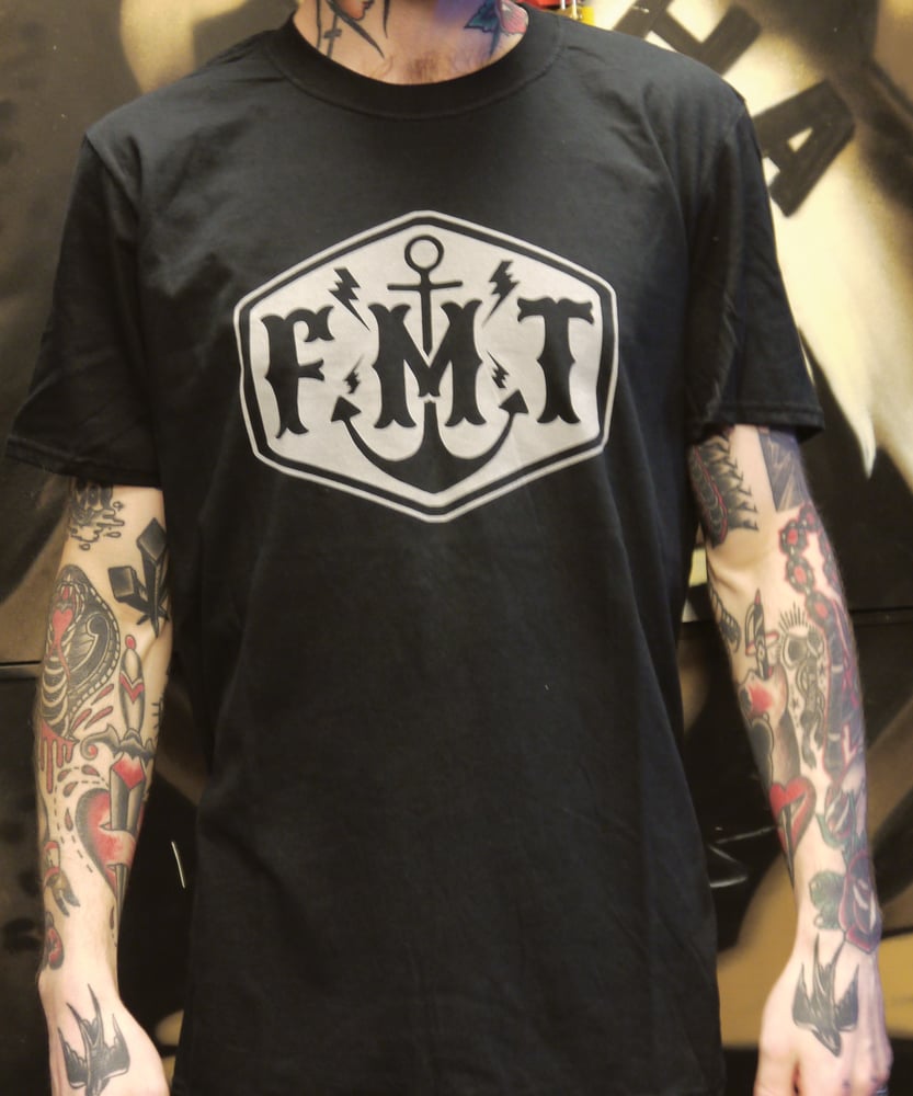 Image of FMT Logo T-Shirt Black/Silver