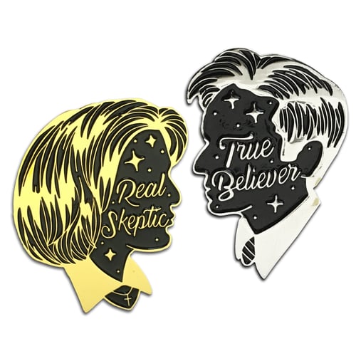 Image of Real Skeptic and True Believer - Lapel Pins