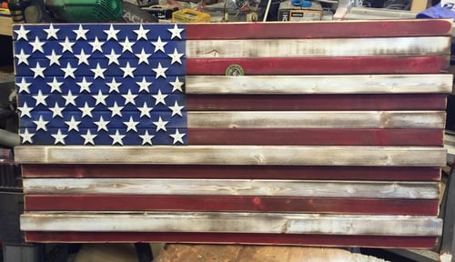 Image of Medium “Challenge Coin” American Flag