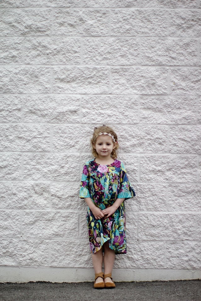 Image of the EMMA top/tunic/dress GIRL'S PDF pattern