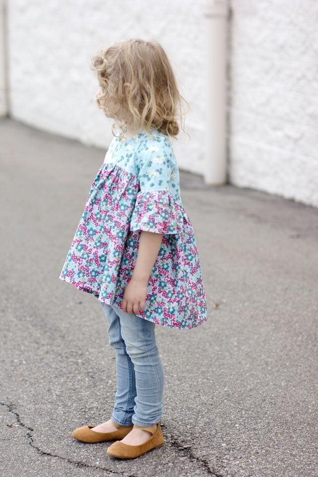 Image of the EMMA top/tunic/dress GIRL'S PDF pattern