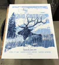Image 1 of Eric Church "Elk in Snow" Poster