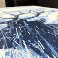 Image 2 of Eric Church "Elk in Snow" Poster