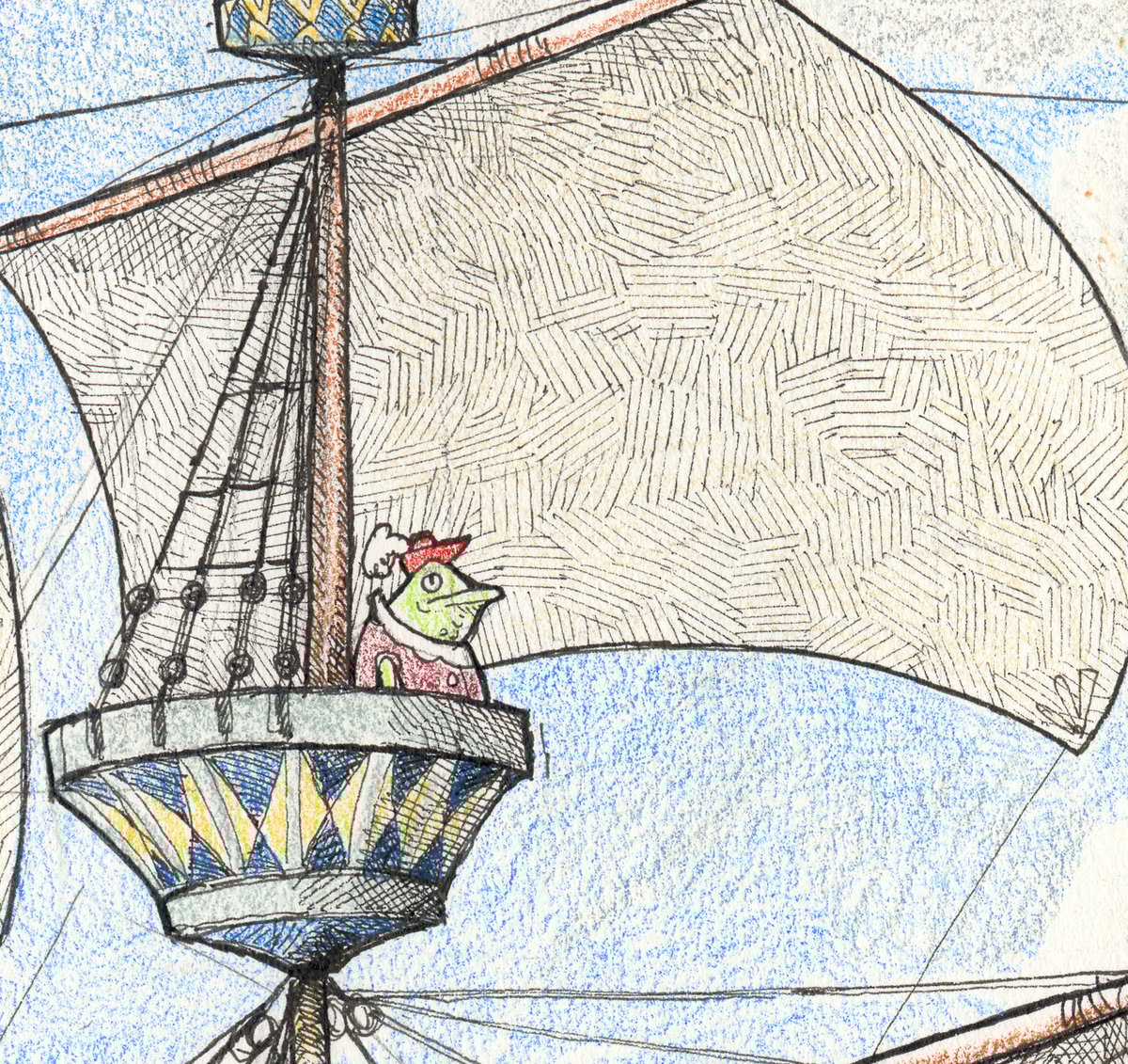 Sailing Ship "Phronesis" 17" x 22"