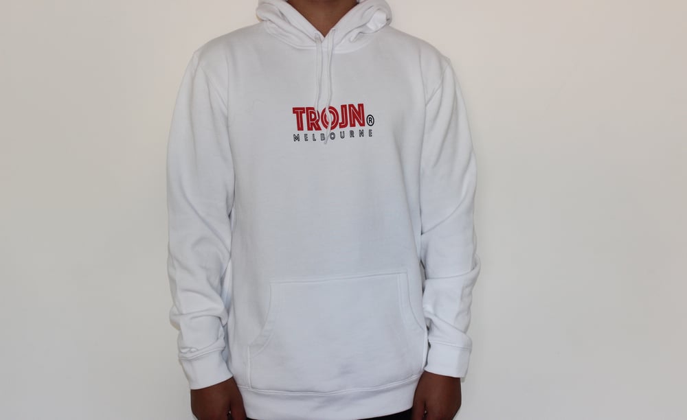 Image of Trojn Alpha Hoodie White