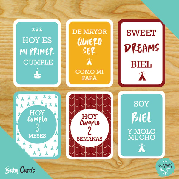 Image of Baby Cards Modelo Tipi