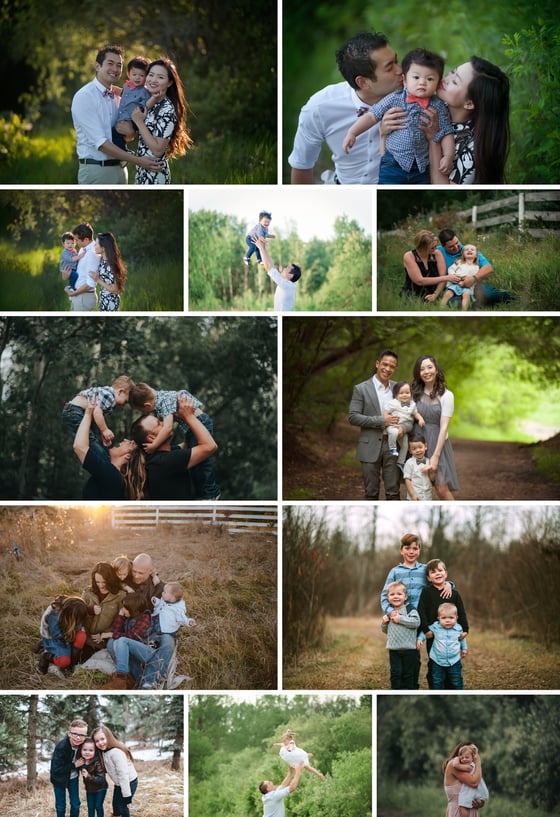 Image of Sunset Lifestyle Outdoor Family Session 