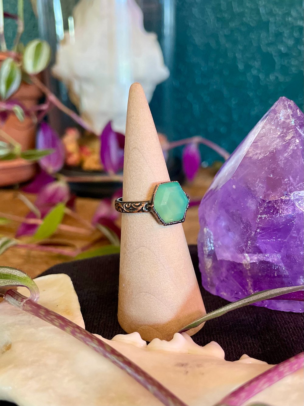 Chrysoprase Ring  | Size 7.75