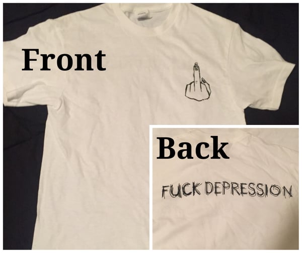 Image of F Depression Tee White