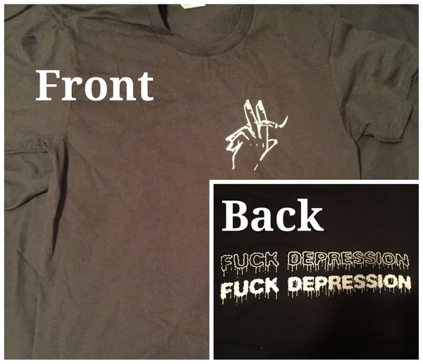 Image of F Depression Tee Black