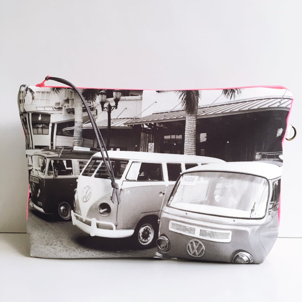 Image of Black & White Combi Pouch XL