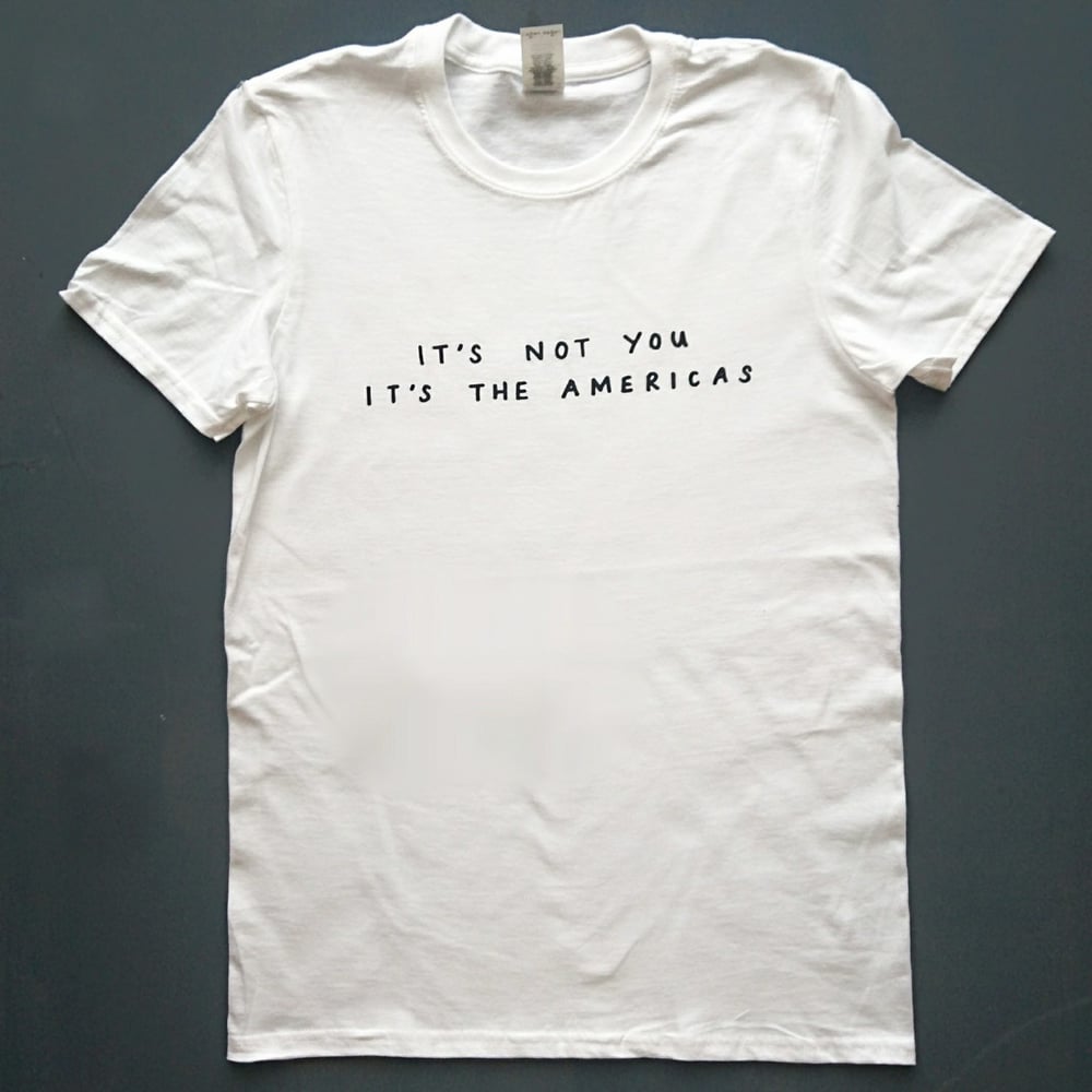 Image of The Americas text T-shirt