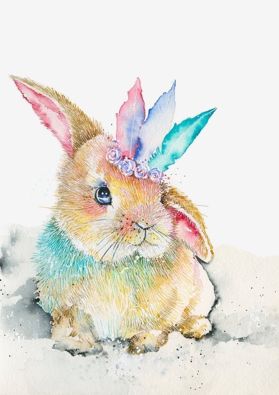 Image of "Hey there Delilah" the baby bunny