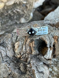Image 2 of Dice Sterling Silver Barrette