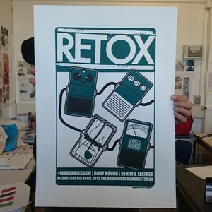 Gzy Ex Silesia - Retox - Manchester Gig Poster