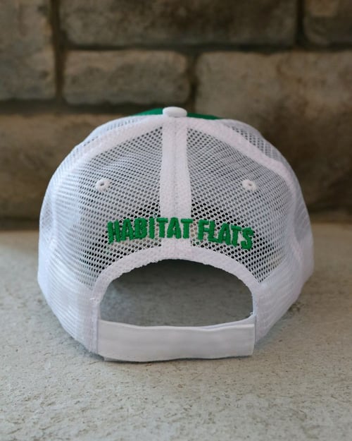 Image of Green & White Trucker Hat