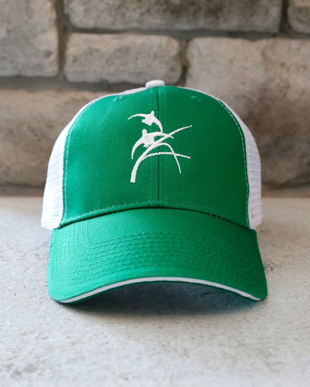 Image of Green & White Trucker Hat