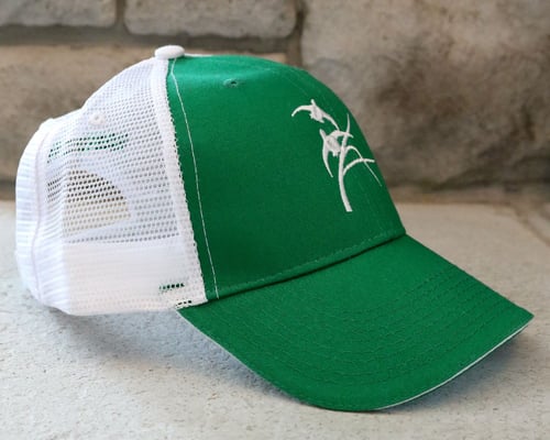 Image of Green & White Trucker Hat