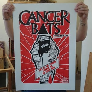Gzy Ex Silesia - Cancer Bats - London Gig Poster