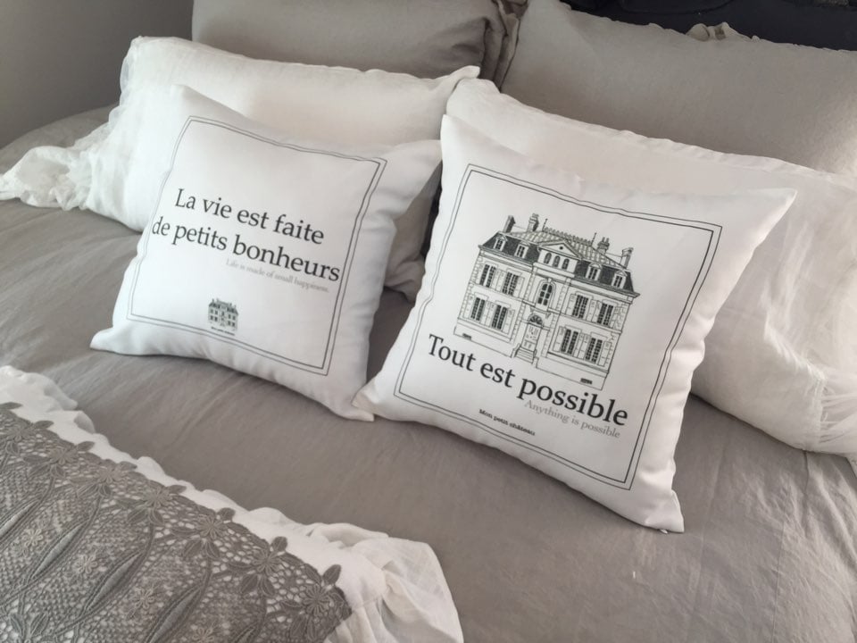 Image of Petits bonheurs cushion cover
