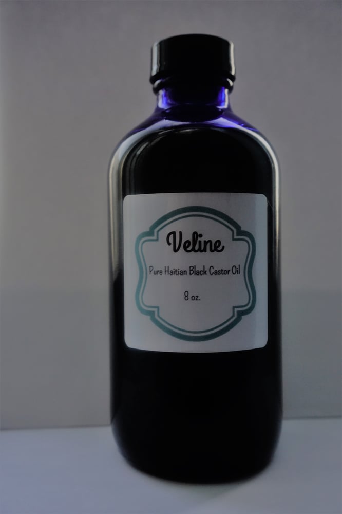 Image of 100 % Pure Haitian  black Castor Oil 8oz