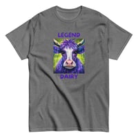 Image 13 of Unisex classic tee, Legend Dairy Cow T-Shirt | Funny Farm Pun Graphic Tee