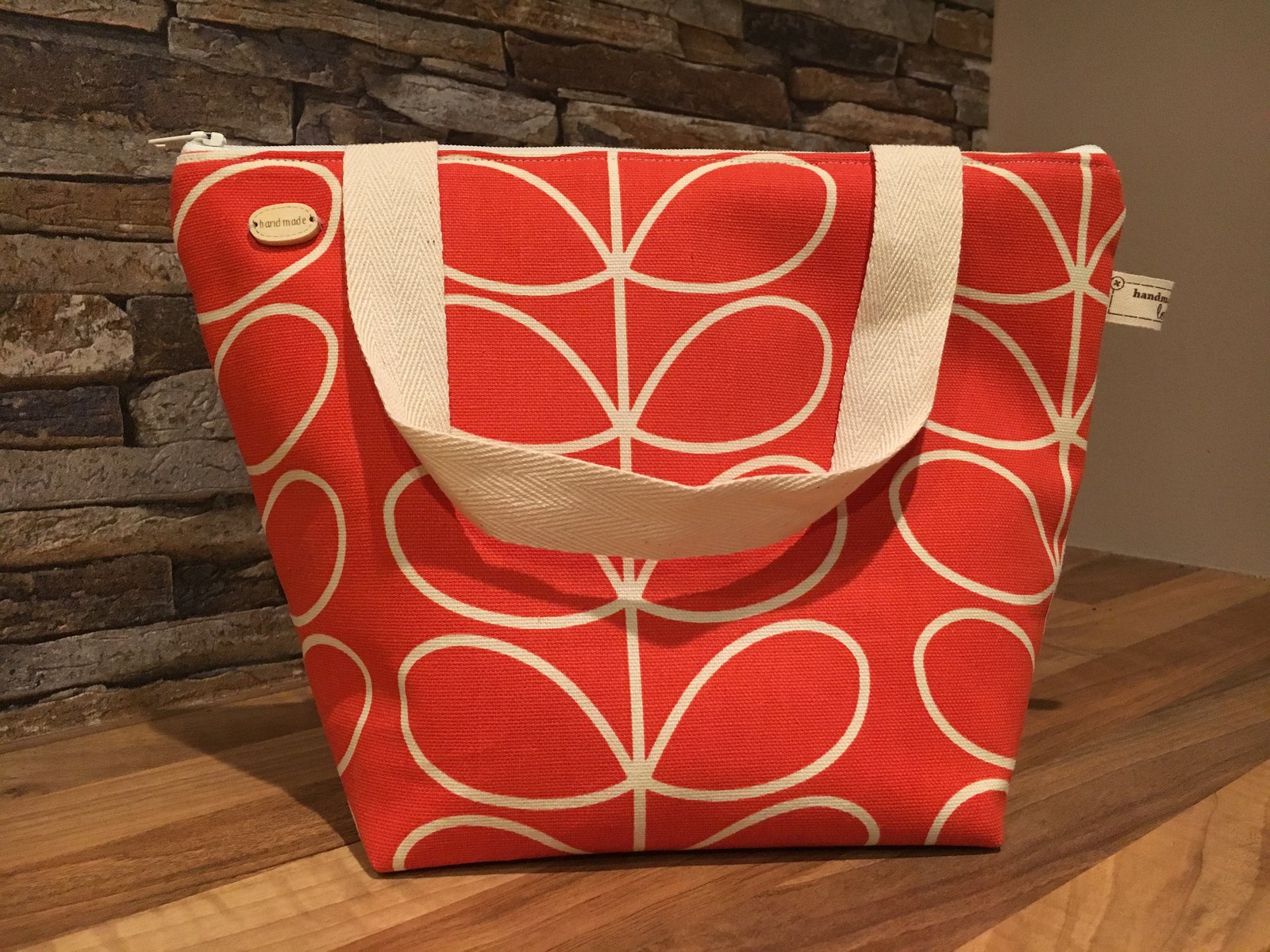 orla kiely lunch bag