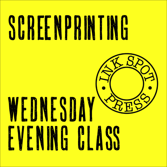 Image of  SCREENPRINTING CLASSES: (5 weeks) Wed. 13th. Nov. 17th. Dec. 2024. 6.30 - 9.30pm. £230.00