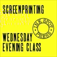 Image 1 of  SCREENPRINTING CLASSES: 4 weeks. 3rd. Sept. - 24th Sept. 2025. 6.30 - 9.30pm. £150.00