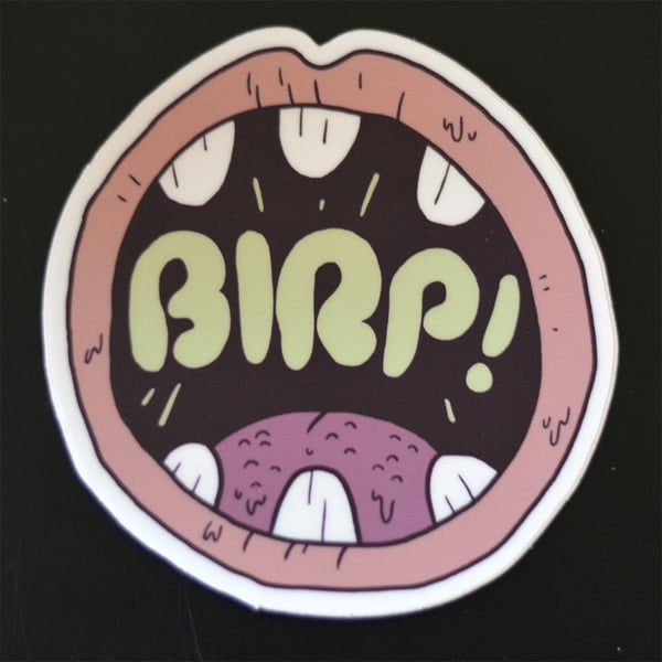 Image of 3" BIRP! Sticker