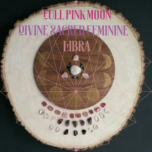 Image of Divine Sacred Feminine grid set (Full Pink Moon in Libra presale opens March 31st)