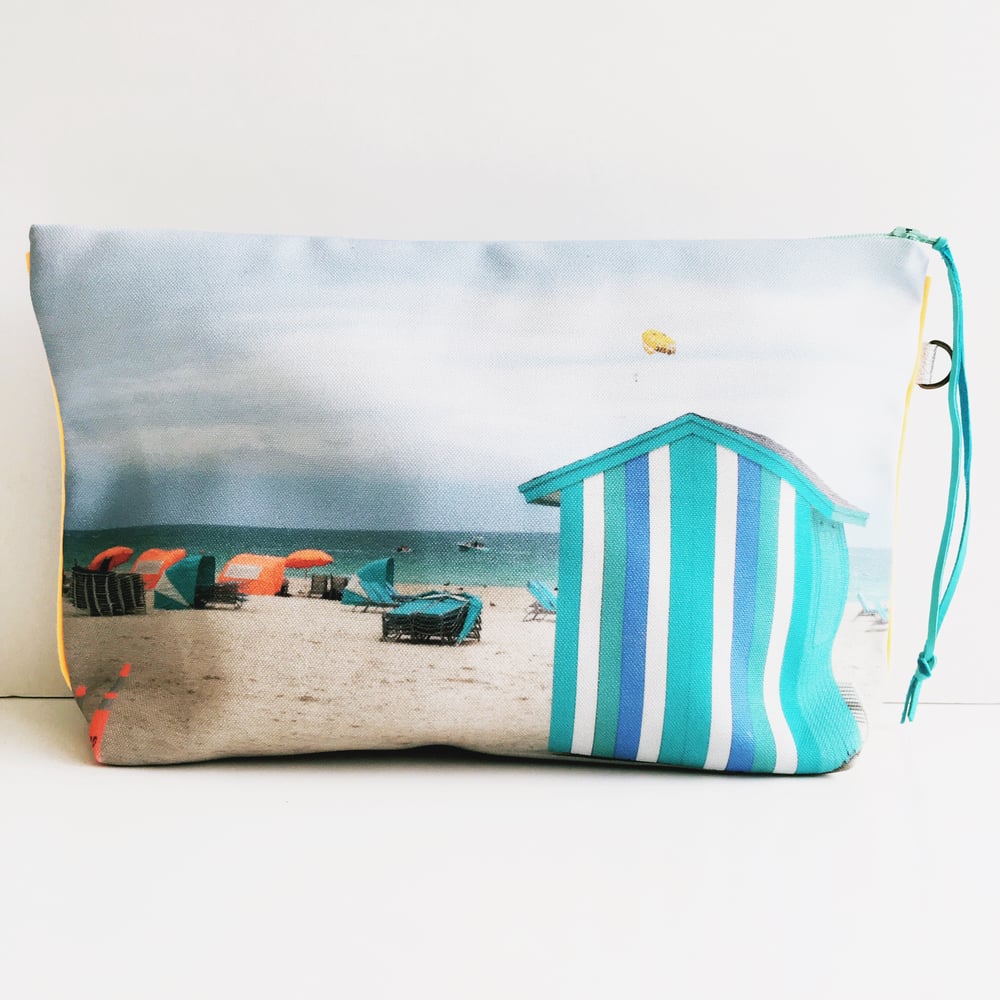 Image of Turquoise Miami Beach Pouch XL