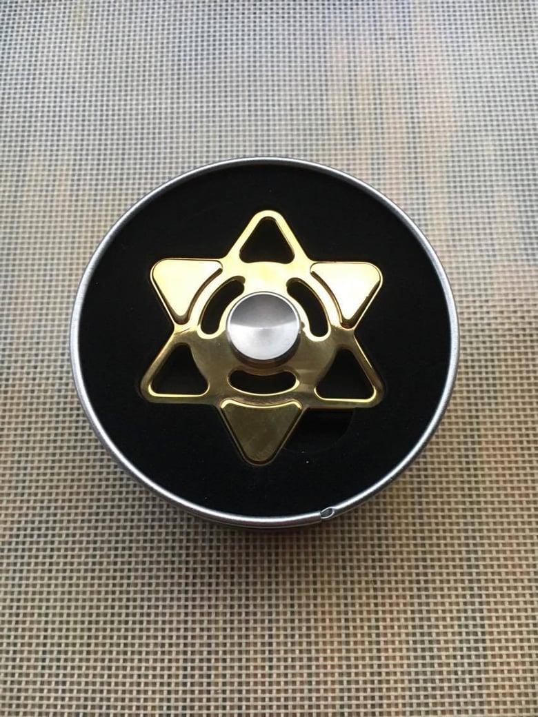 Image of *** "THE DREIDELSPIN" IN BRASS ***