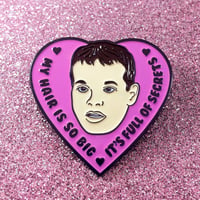 Image 1 of Damian Enamel Pin - Collab with Daniel Franzese