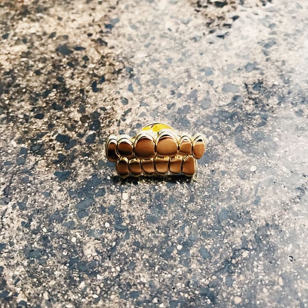 Image of "12 Gold Slugs" 1" Pin