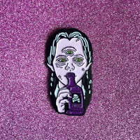 Image 2 of Wednesday Addams enamel pin