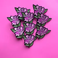 Image 2 of Pink Rose Enamel Pin