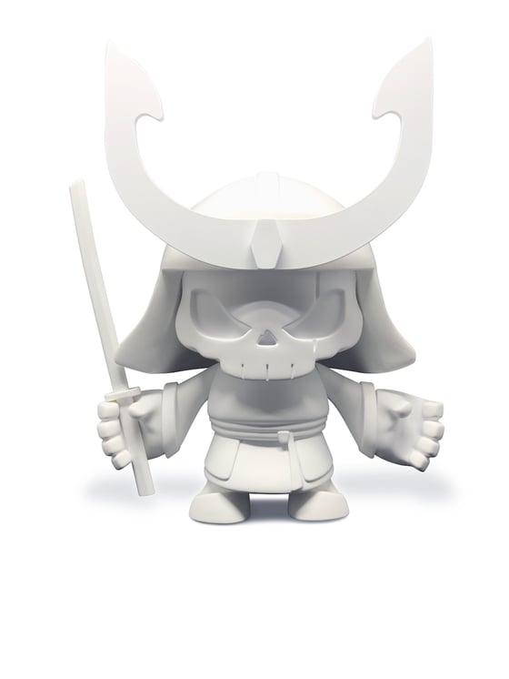 Image of (SOLD OUT) Skullhead Samurai - Blank Edition