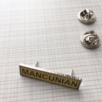 Image 2 of Mancunian Enamel Pin Badge 